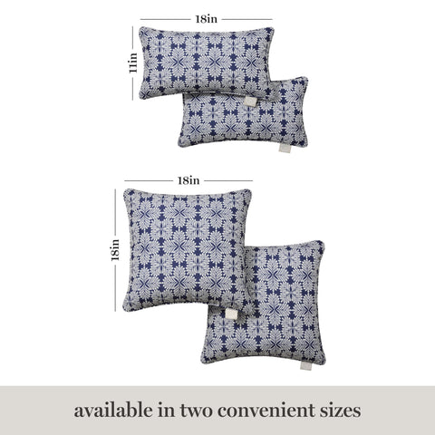 Martha Stewart Tulum pillow ships vacuum-sealed; fluff to full loft after unpacking