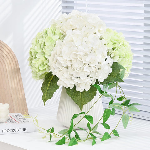 MARTINE MALL 21in hydrangea stem adjustable for flexible vase styling