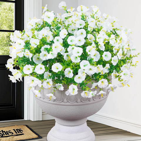 Martine Mall 24 bundles outdoor flowers petunia for natural-looking porch decor