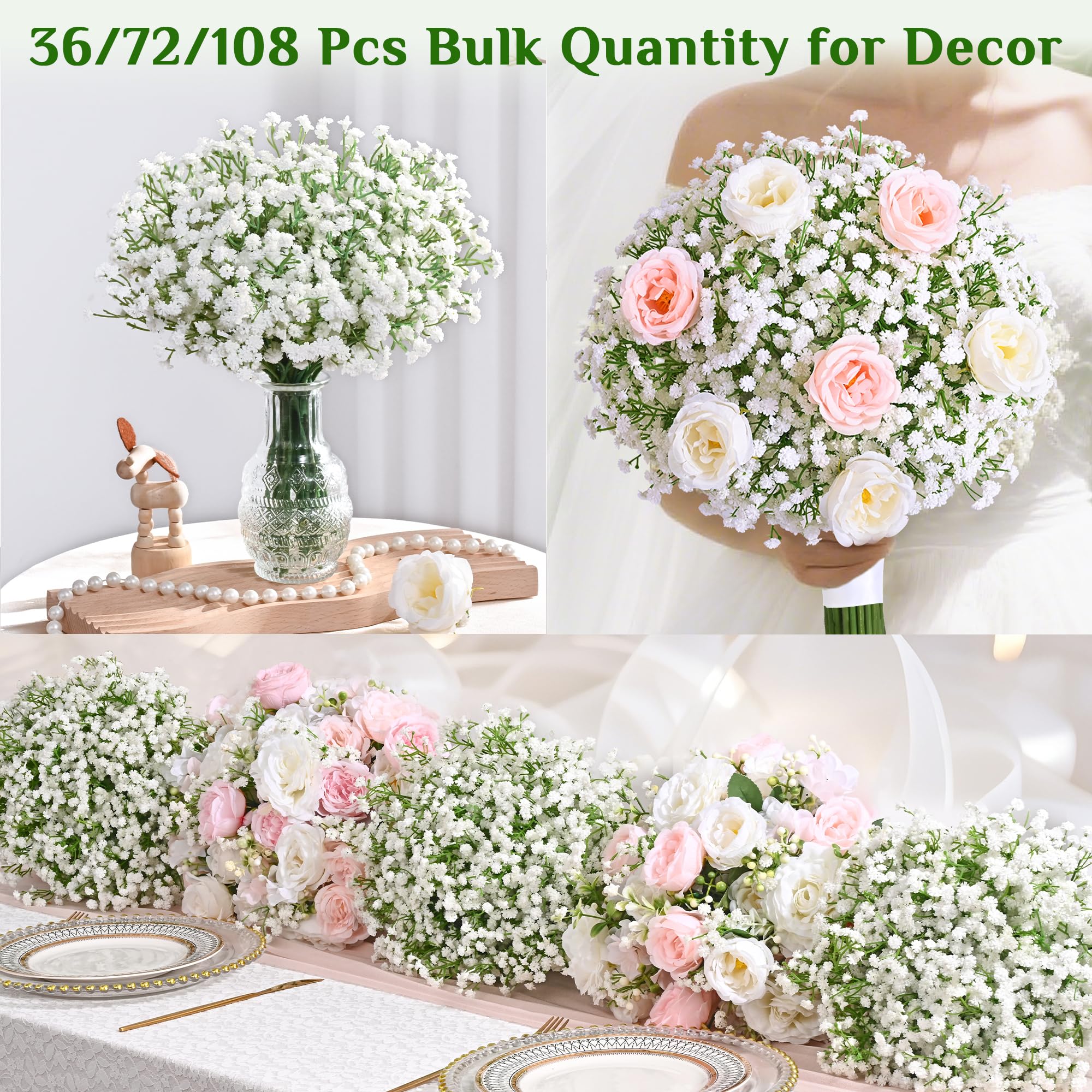 Martine Mall Babys Breath backdrop detail for photogenic scenes