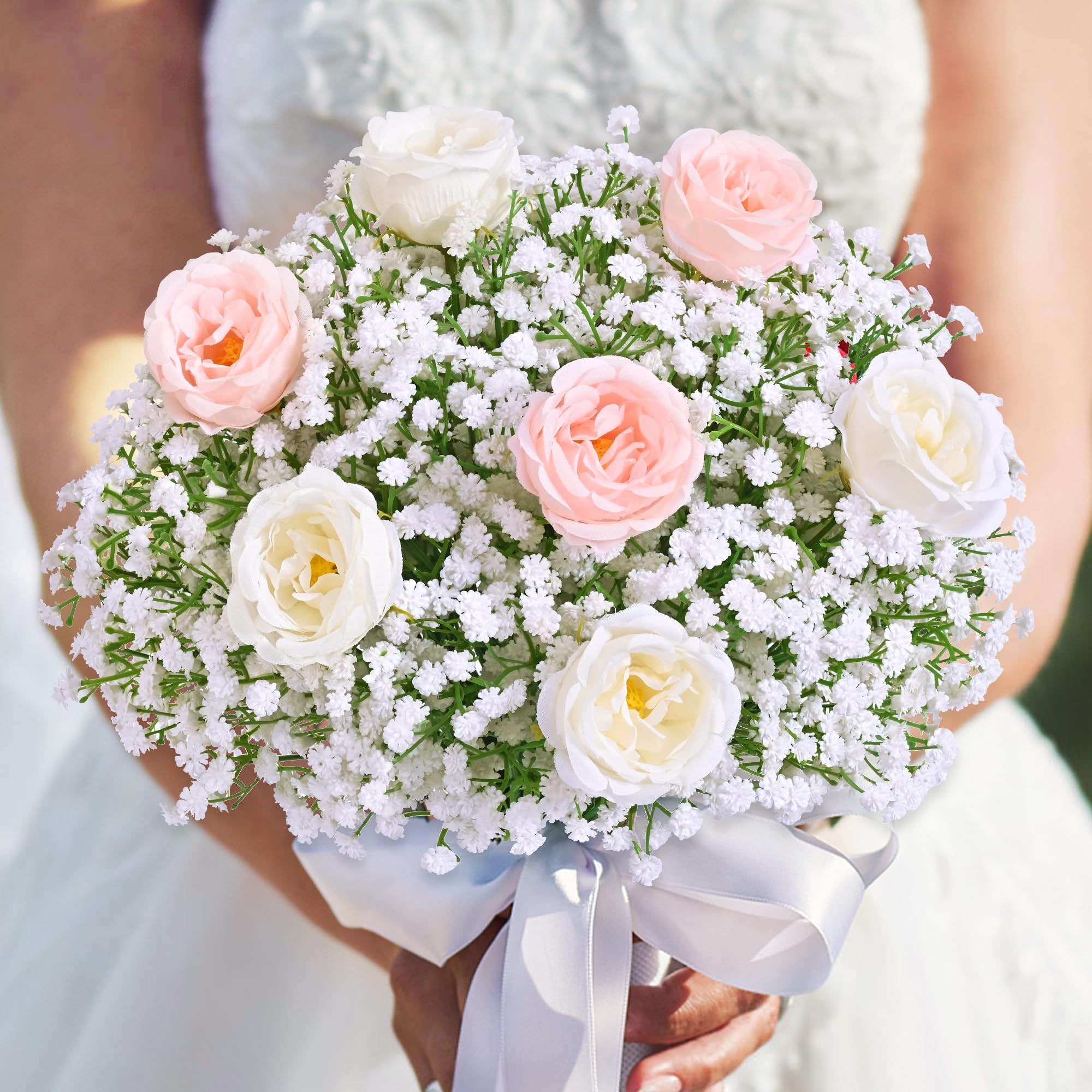 Martine Mall Babys Breath DIY project close-up for easy shaping