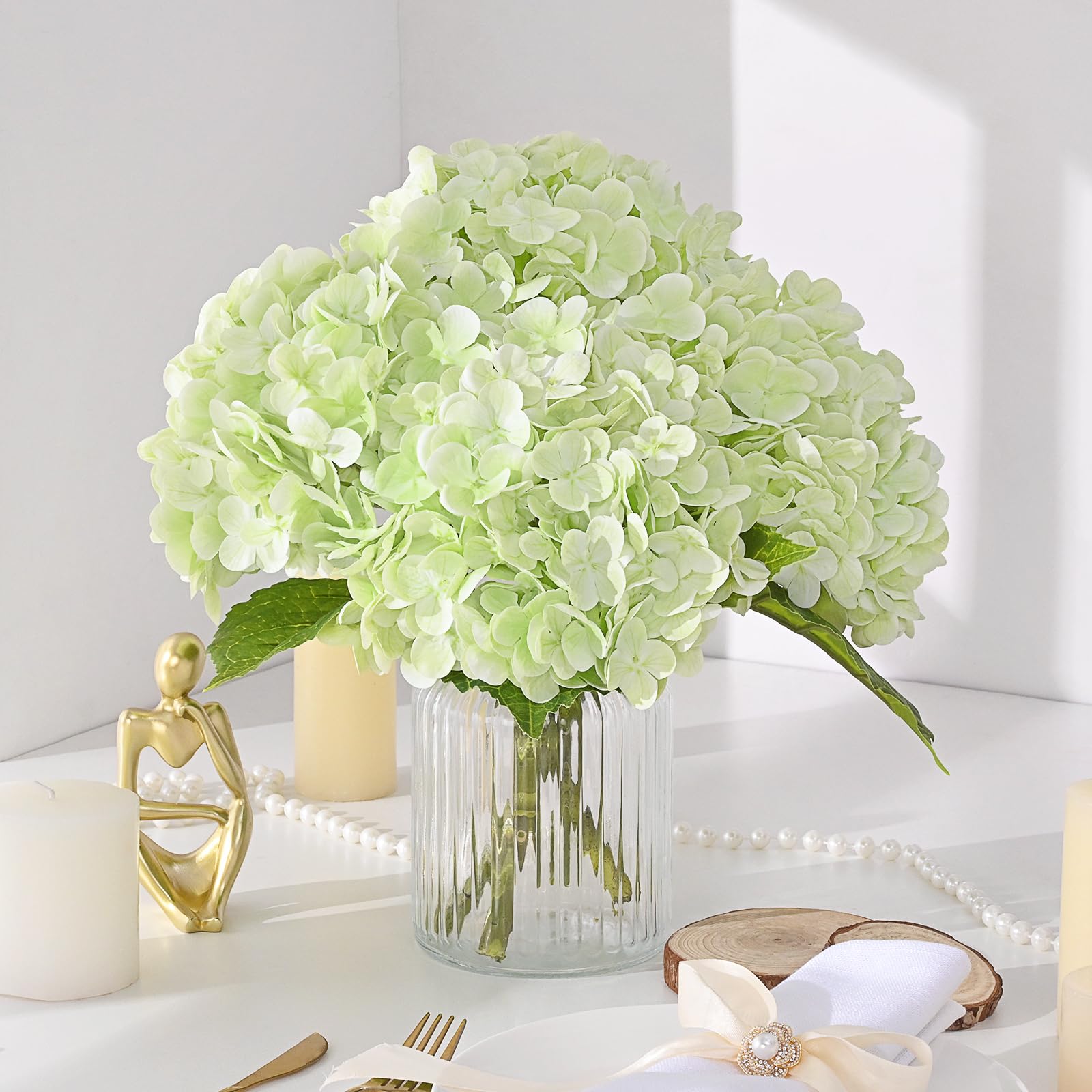 Martine Mall hydrangea arrangement ideas for home and office.