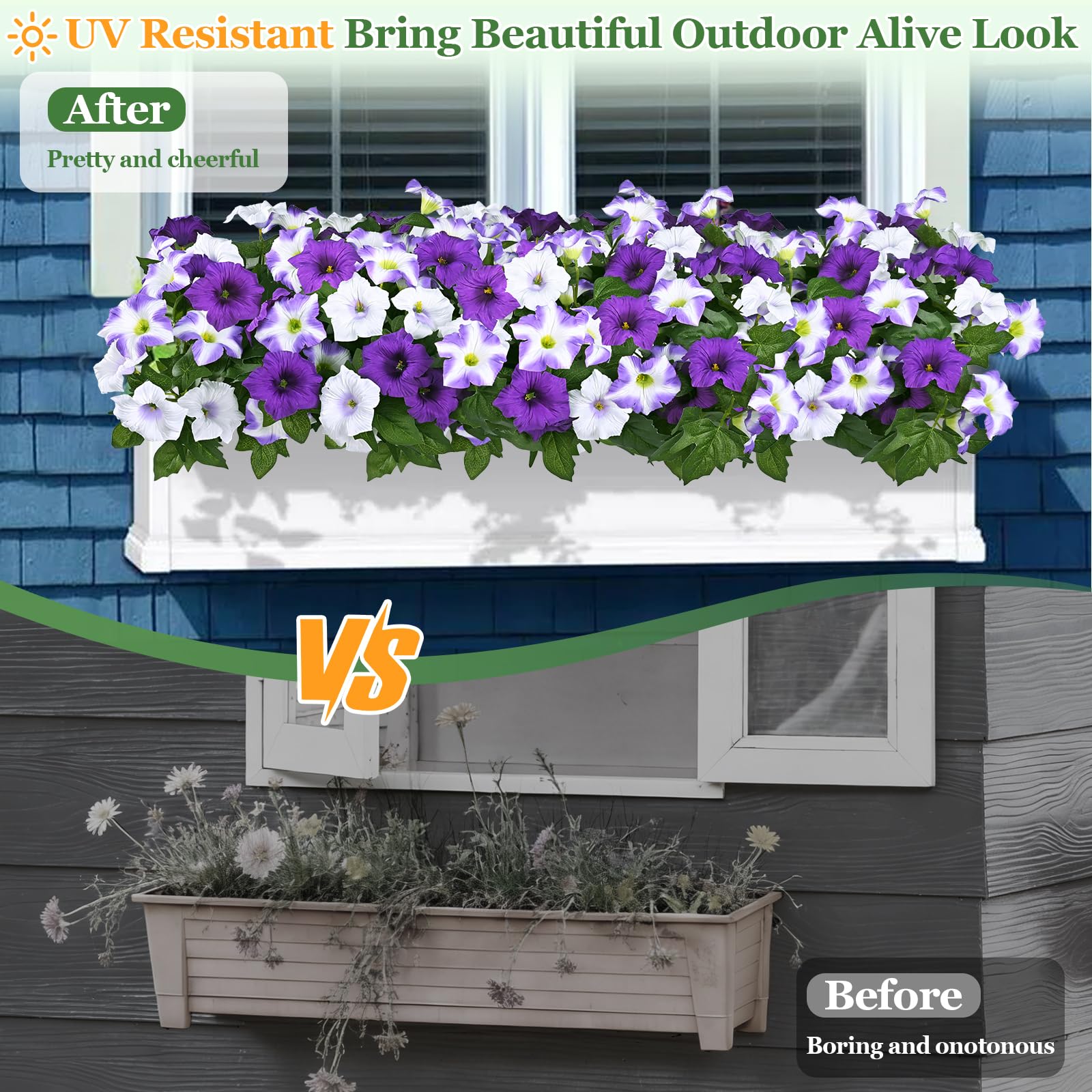MARTINE MALL full petunia blossoms for baskets or planters in various settings