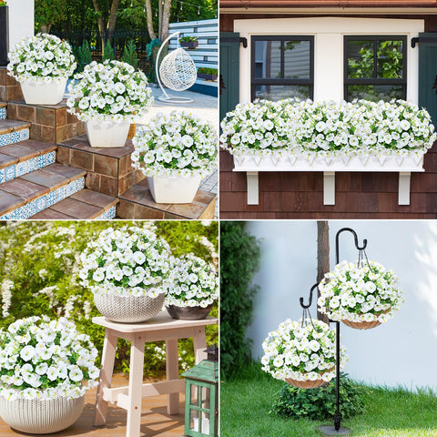 Martine Mall hanging basket flowers outdoor perfect for quick decor updates
