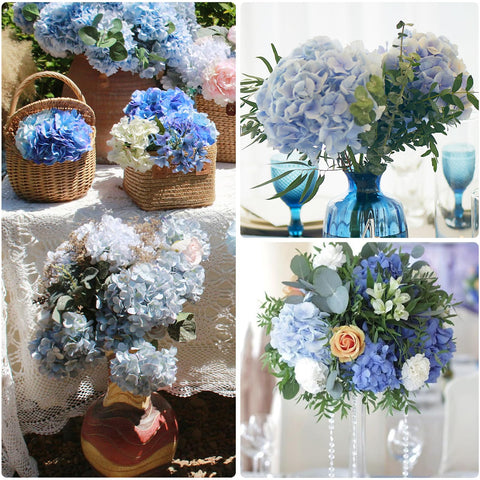 MARTINE MALL hydrangea 21in blue packaging and assembly guide