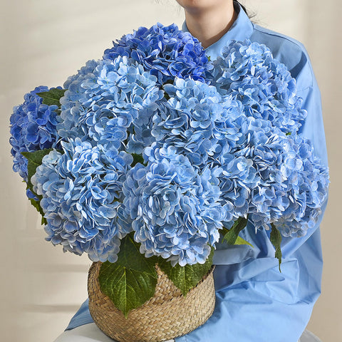MARTINE MALL hydrangea blue wedding centerpiece option