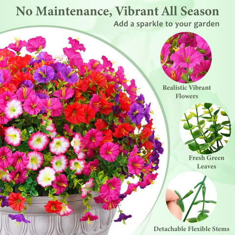 Martine Mall 2025 upgraded outdoor flowers offer fuller, natural look.