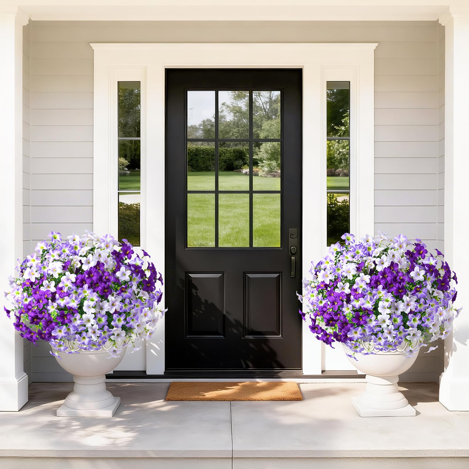 MARTINE MALL UV-Resistant Silk Petunia for outdoor color longevity.