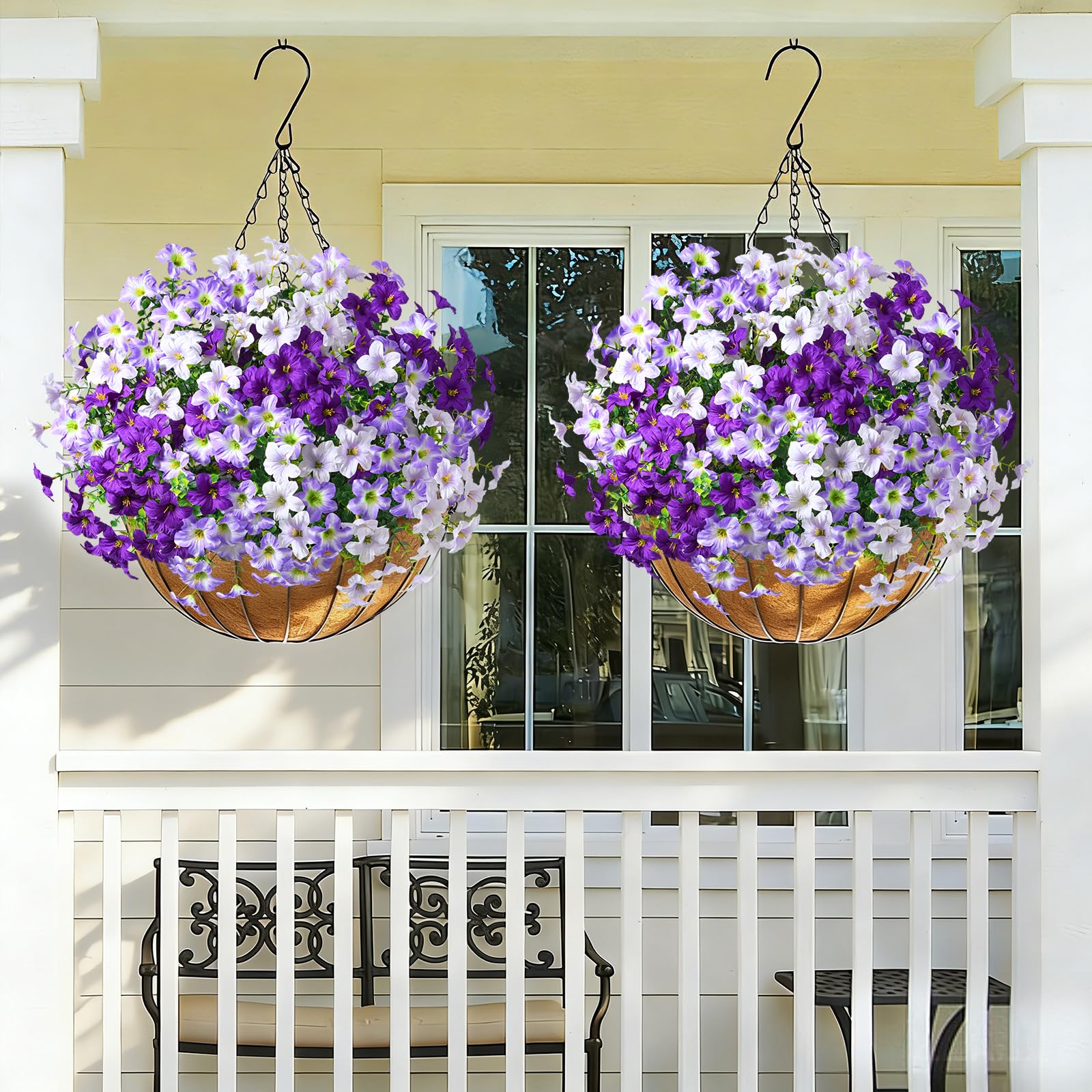 MARTINE MALL Weather-Ready Petunias cheerful color in sun.