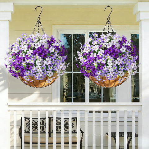 MARTINE MALL Weather-Ready Petunias cheerful color in sun.