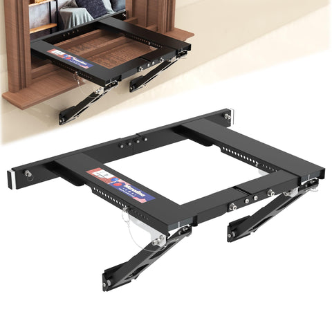 Marudina adjustable-window-ac-bracket-assembly shows galvanized steel for durability.