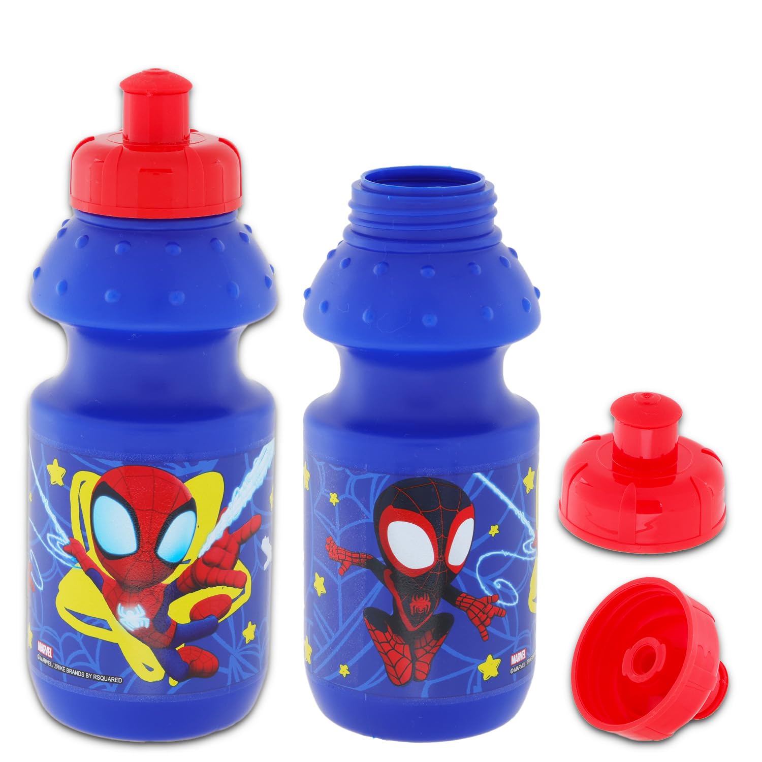 Marvel Spiderman water bottle keeps kids hydrated on the go