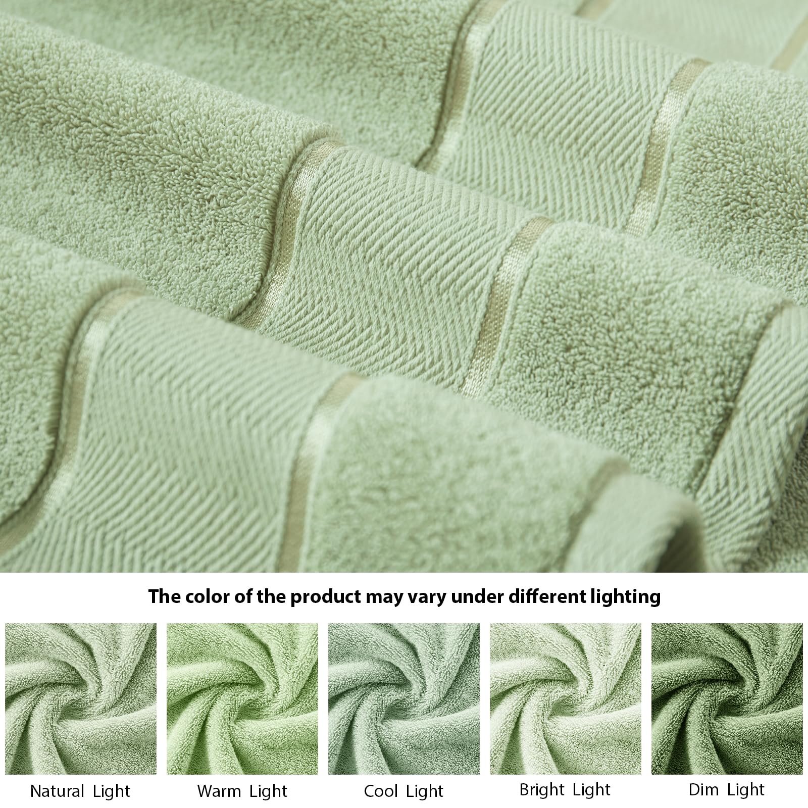 Marvione 650gsm towels with reinforced edges for long-lasting wear.