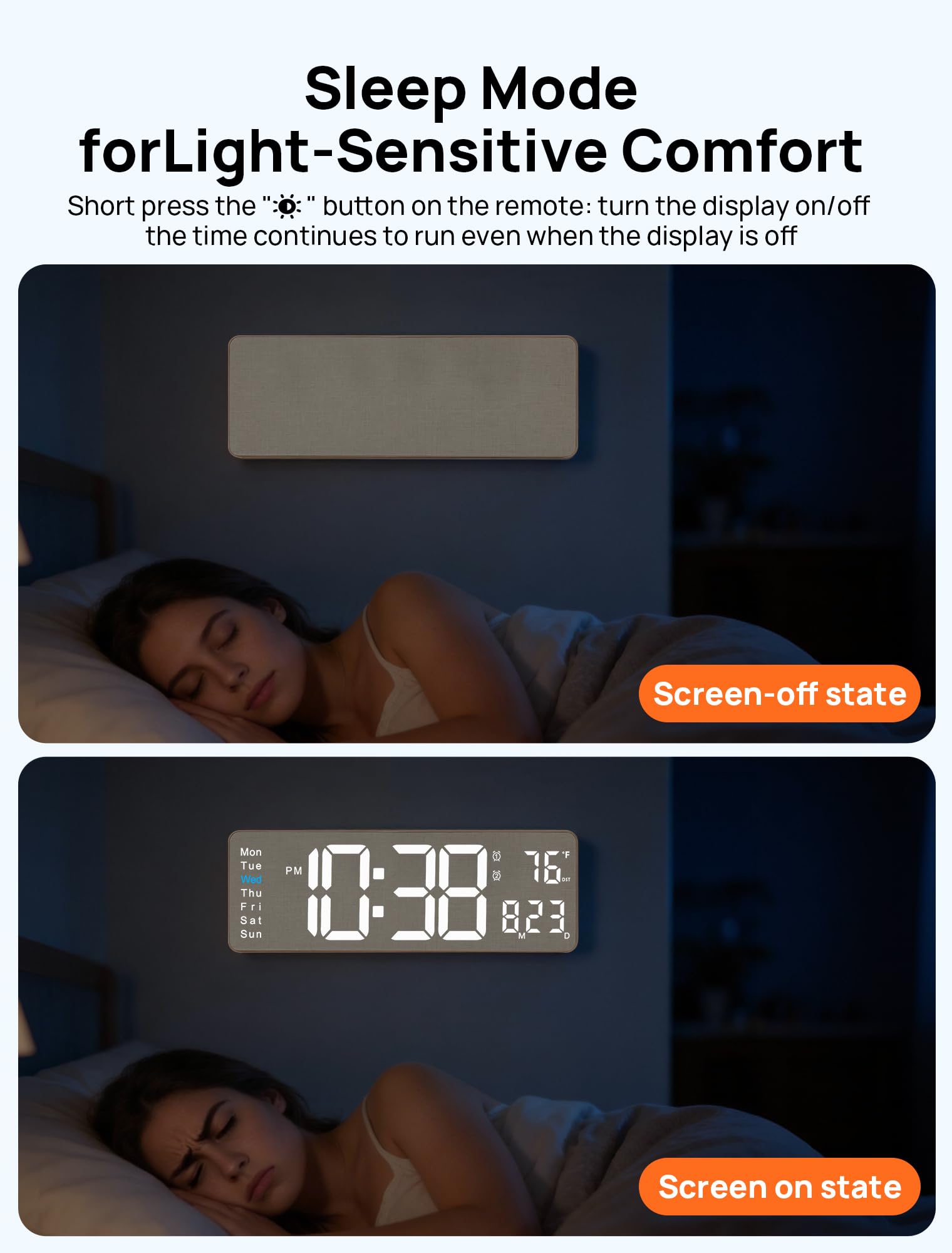 MASHI 2026 automatic DST and brightness features for comfortable viewing.