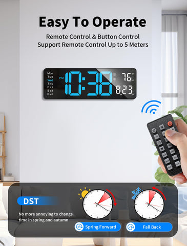 MASHI clock automatically handles daylight saving time for accuracy.