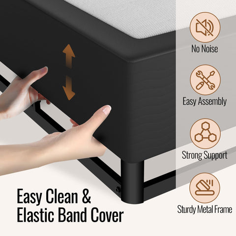 Mashomdec low-profile 5-inch design fits near the floor with versatile compatibility