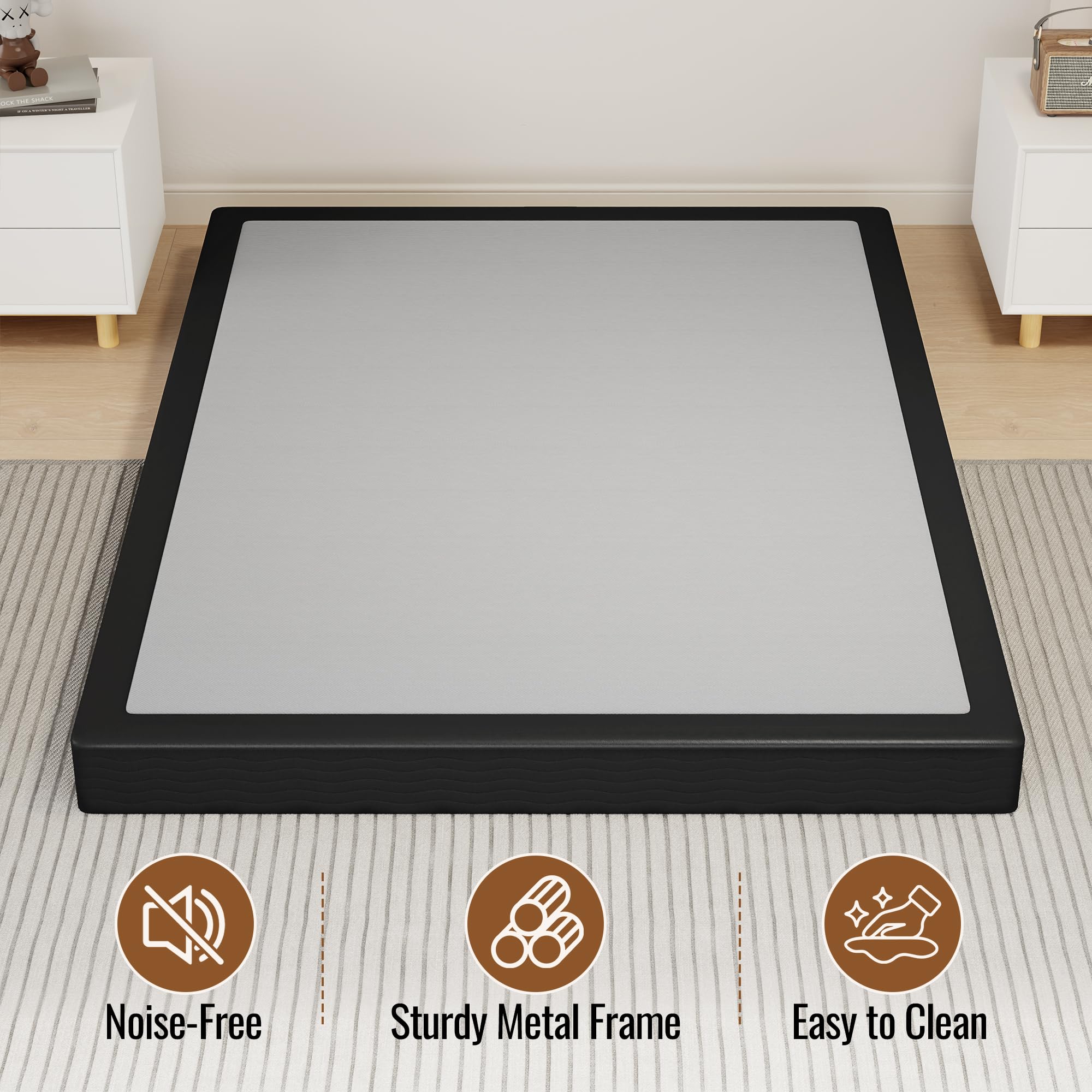 Mashomdec noise-free sleep surface with no squeaks or vibrations