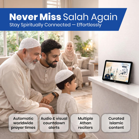 Masjidal full Quran player with reciters and daily content.