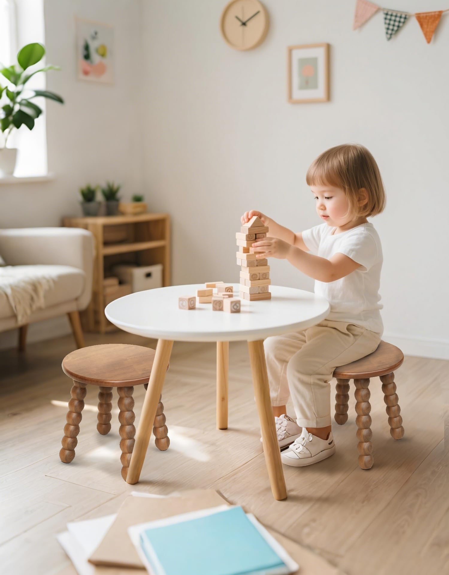 Masupu eco-friendly, easy-clean design suits daily use in any room.