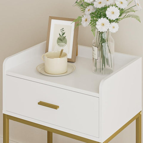 Masupu nightstand dimensions 42x30x60 cm demonstrate space-saving design.