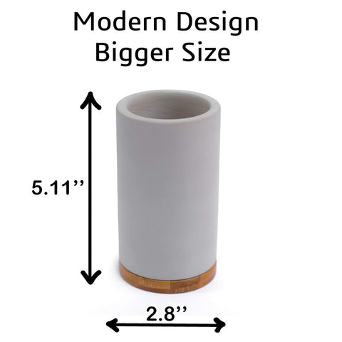 Matani toothbrush holder removable base, easy cleaning and maintenance.