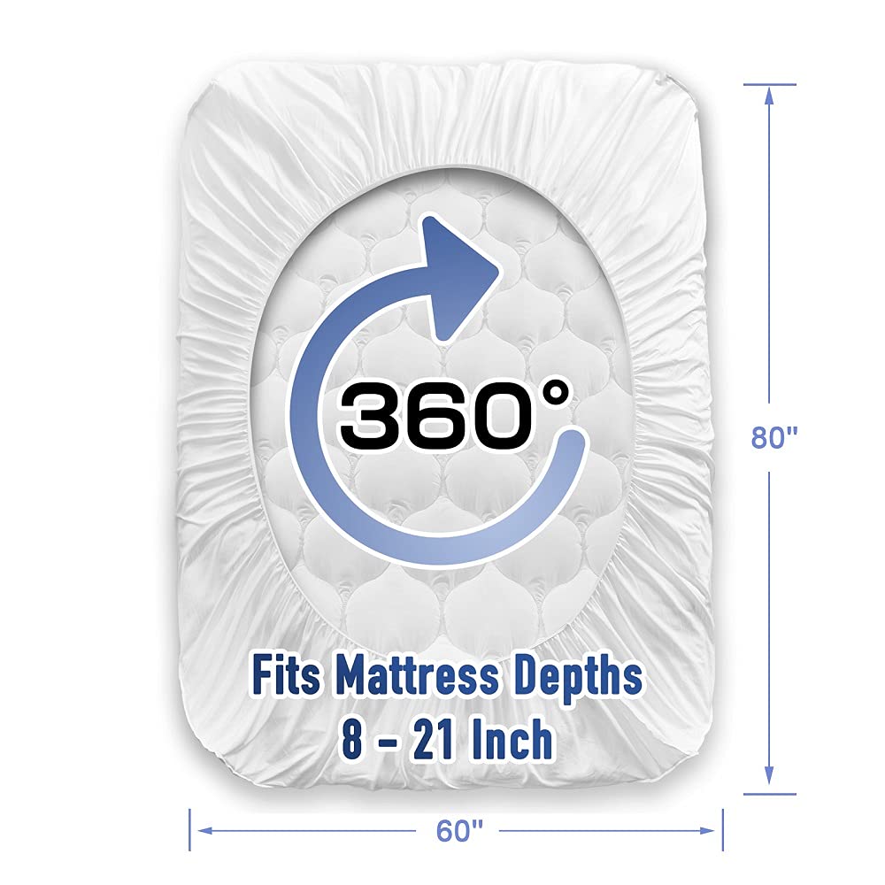 MATBEBY mattress pad is machine washable for easy care.