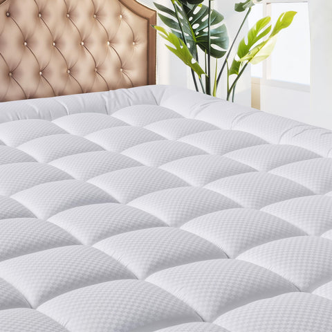 MATBEBY RV short queen mattress pad with soft cover for cozy sleep