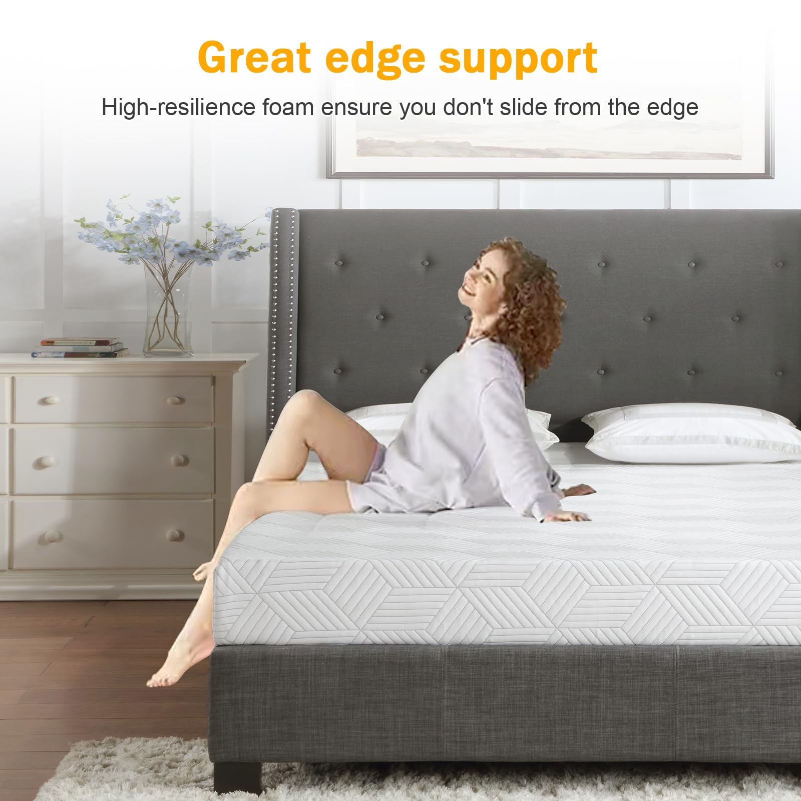 Materesses compact packaging supports convenient delivery and easy setup