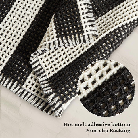 MatEssenz waffle-weave close-up highlights plush texture and absorbency.