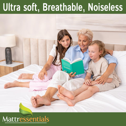 Mattressentials waterproof layer protects the mattress from spills and moisture