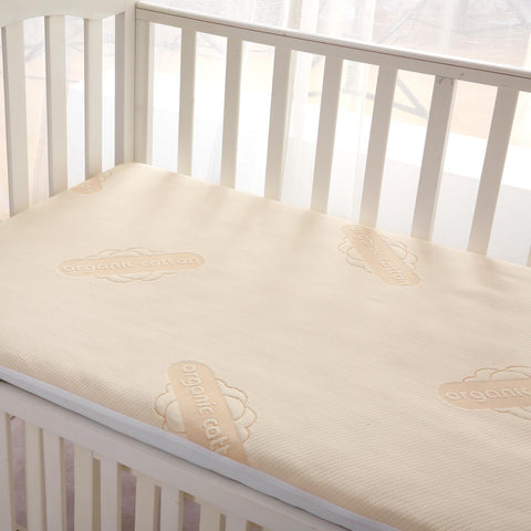 MATTSHIELD ORIGINAL deep-pocket design keeps protector securely fitted on crib mattress.