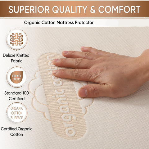 MATTSHIELD ORIGINAL fitted comfort with durable skirt for snug crib fit.