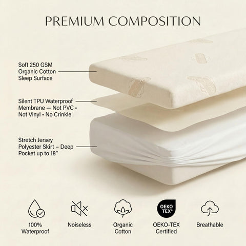 MATTSHIELD ORIGINAL breathable surface keeps cool comfort overnight.