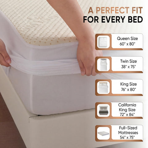 MATTSHIELD ORIGINAL deep-pocket design fits mattresses up to 18 inches deep.