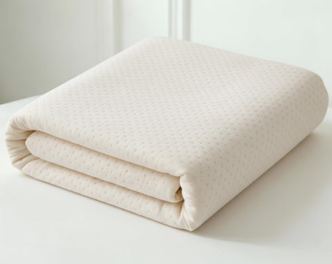 MATTSHIELD ORIGINAL fitted skirt shows secure 18-inch mattress fit with no shifting