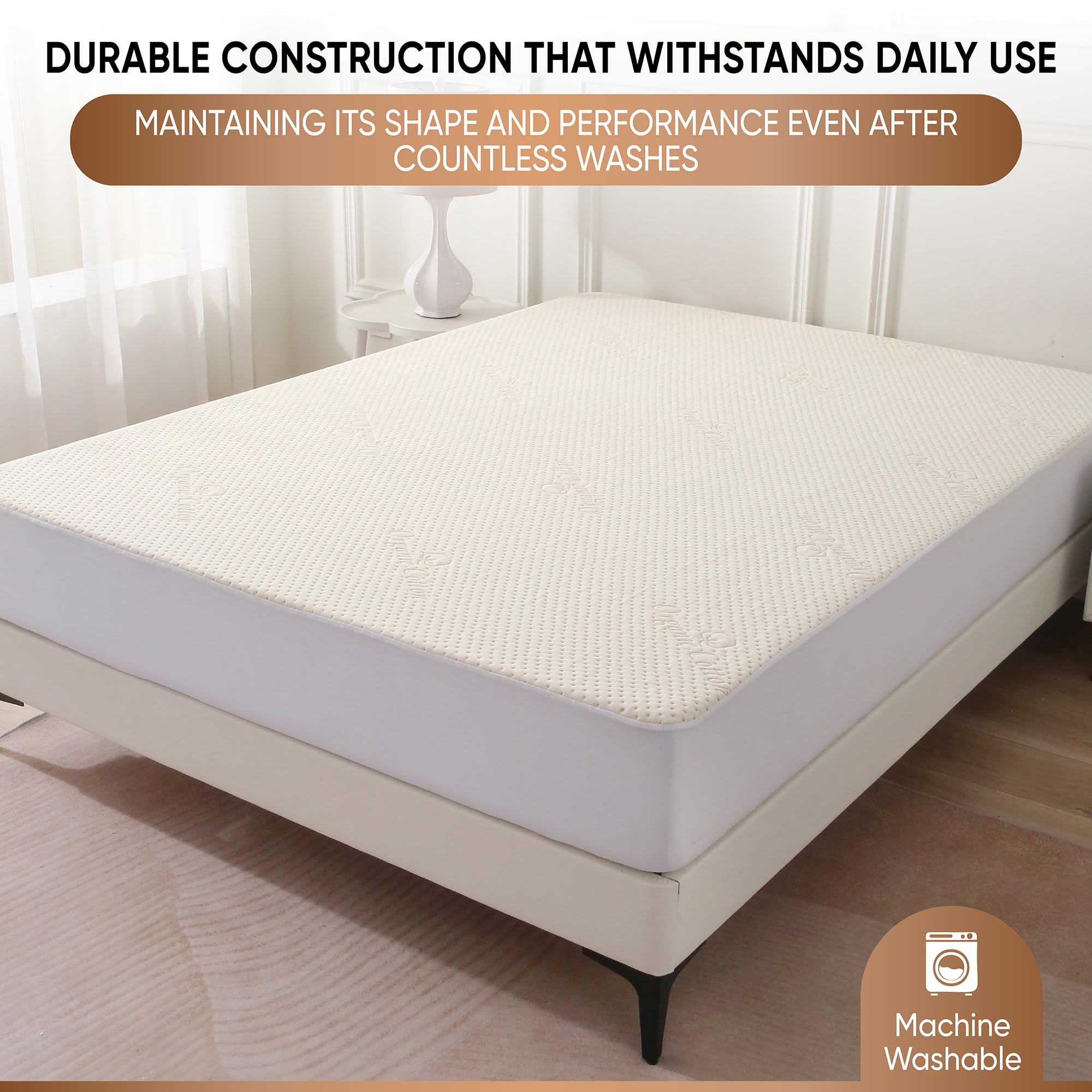 MATTSHIELD ORIGINAL free from latex, PVC, and phthalates for safer sleep.