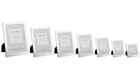 Maturi silver-plated frame aperture 8x10 ready to hold cherished memories.
