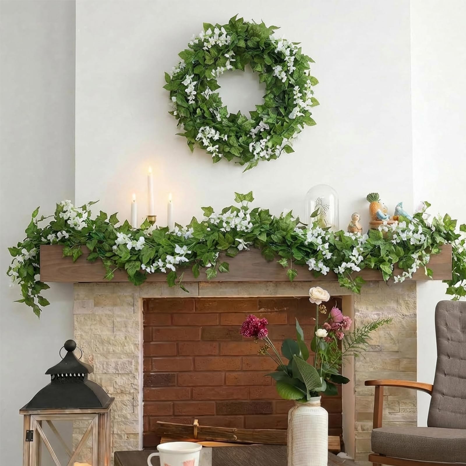 Mavee wisteria vine interlocking stems demonstrated for easy DIY installations.