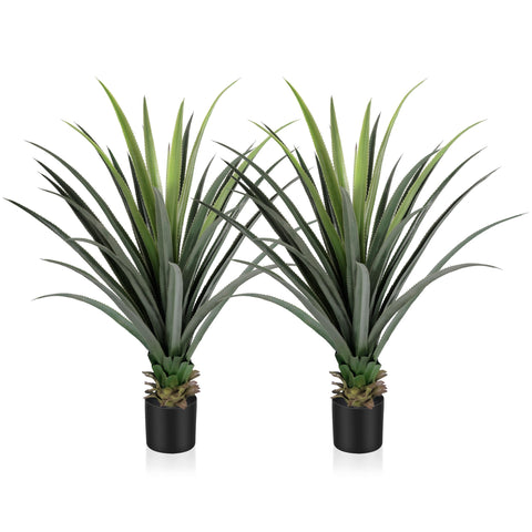 Mavis's Diary artificial spiked agave 4ft set in assembled form for display