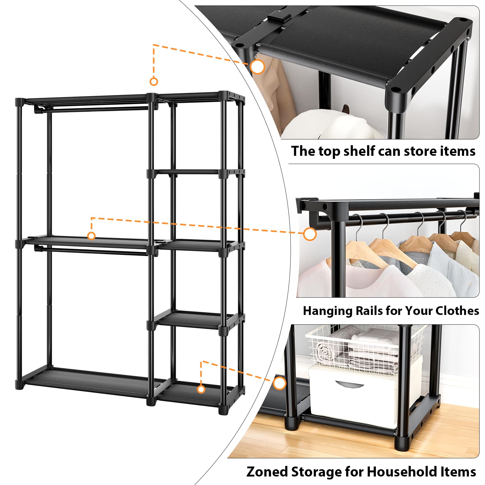 Mavivegue bedroom closet organization for improved daily routines