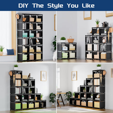 Mavivegue cube shelf modular design enables flexible room layouts.