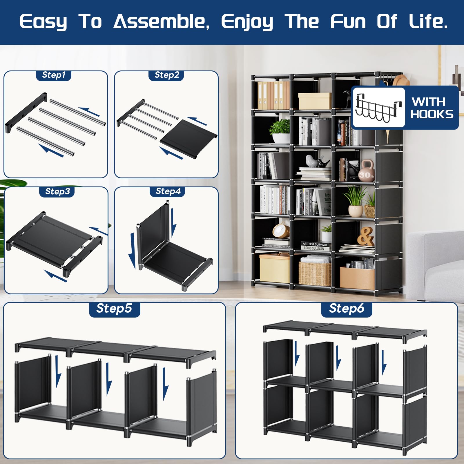 Mavivegue durable materials combine metal tubes with ABS for easy cleaning.