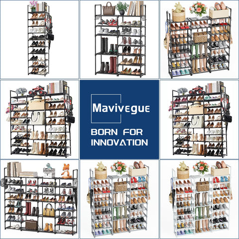 Mavivegue versatile organizer for shoes, toys, or books in entryways