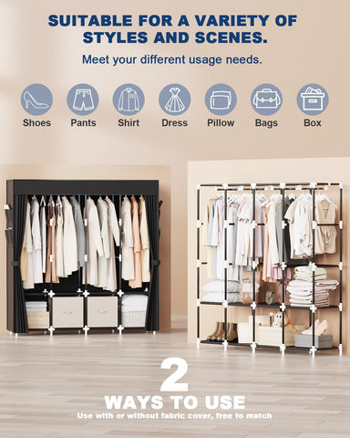 Mavivegue versatile wardrobe suitable for living rooms and bedrooms.