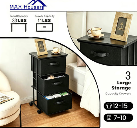 MAX Houser dresser drawer handle close-up for smooth daily use