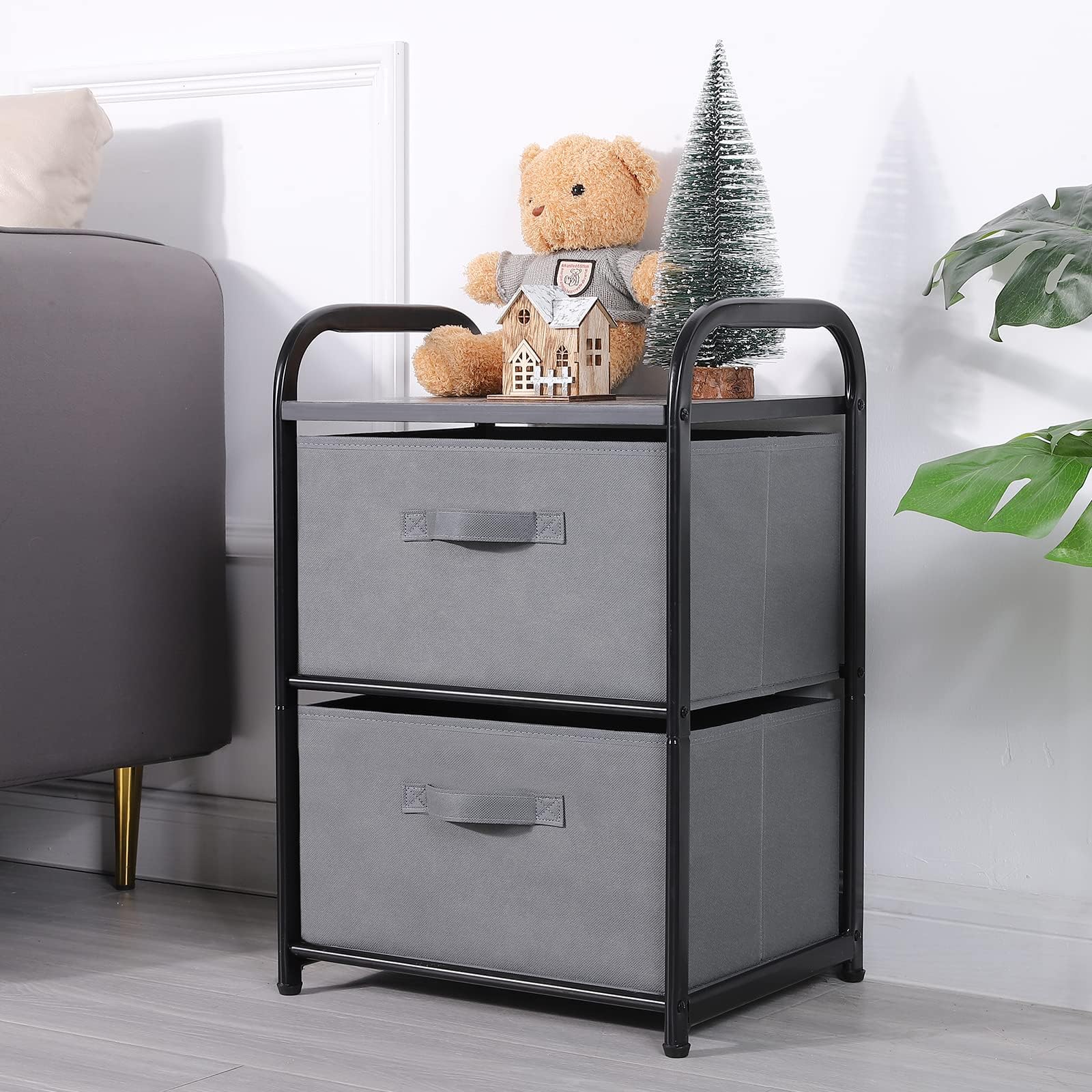 MAX Houser dresser fabric drawers removable for easy cleaning