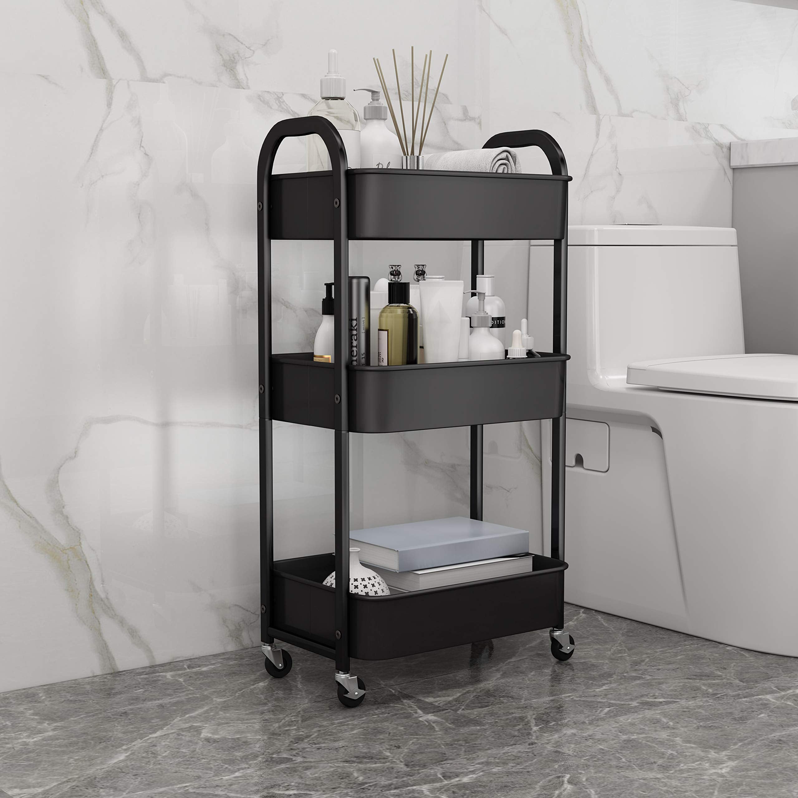 MAX Houser cart bottom mesh, promotes airflow and keeps items clean.