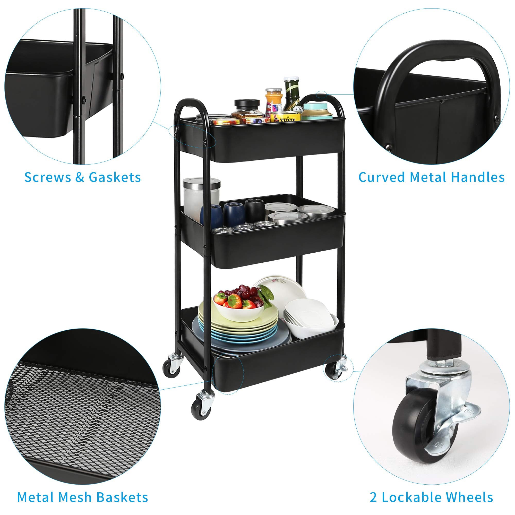 MAX Houser metal frame, stylish design enhances modern kitchen or bath.