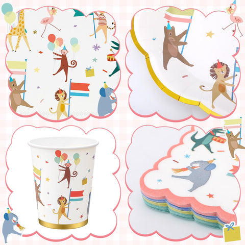 Maxdot Animal Parade 9oz cups for hot or cold drinks