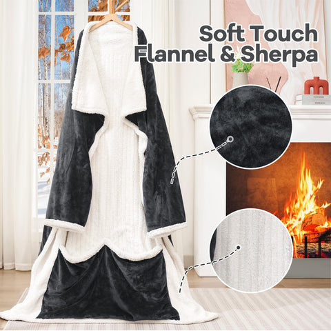 MAXEVE machine-washable heated blanket for easy care and quick refreshment.